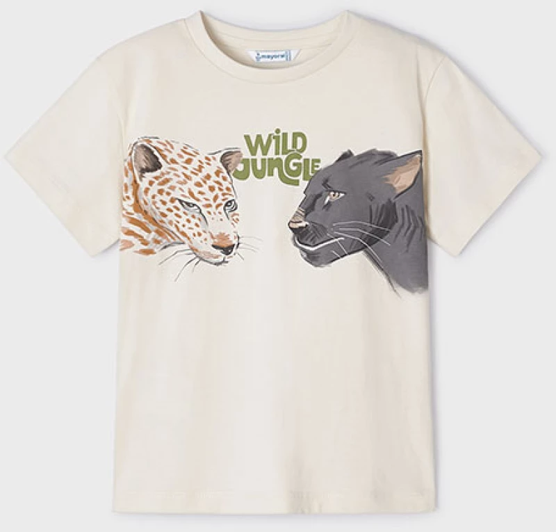Μπλούζα "Wild jungle" μπεζ (Μπεζ)