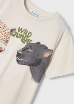 Μπλούζα "Wild jungle" μπεζ (Μπεζ)