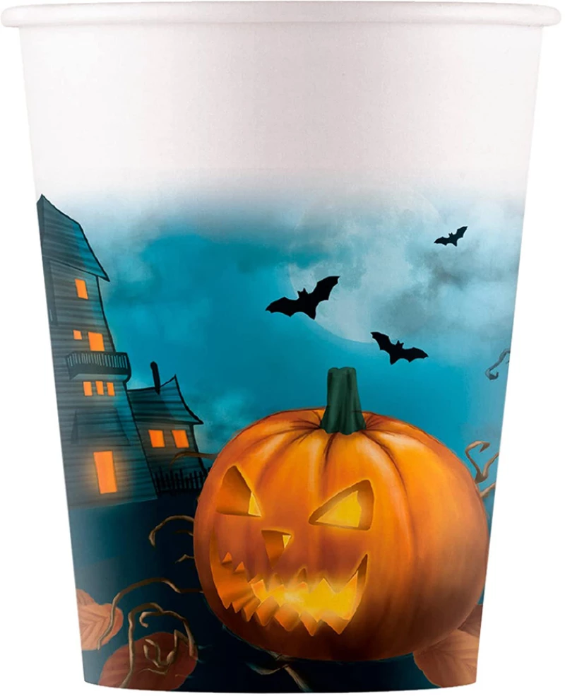 ΧΑΡΤΙΝΑ ΠΟΤΗΡΙΑ HALLOWEEN SENSATIONS FSC 200ml 8 τεμ.  (#93504)