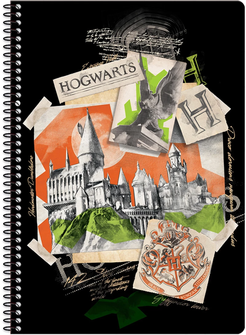 ΤΕΤΡΑΔΙΟ ΣΠΙΡΑΛ 2 ΘΕΜΑΤΑ 17Χ25 εκ. HARRY POTTER - 2 ΣΧΕΔΙΑ (#22452)
