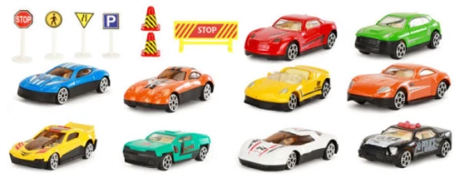 ΣΕΤ 10 ΑΥΤΟΚΙΝΗΤΑΚΙΑ DIE CAST ΣΕ ΣΩΛΗΝΑ (#LA-070)