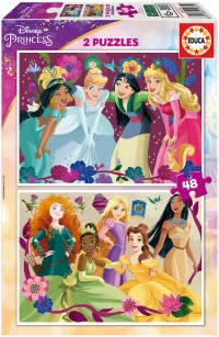 EDUCA ΠΑΖΛ 2X48 τεμ. DISNEY PRINCESS (#19675)
