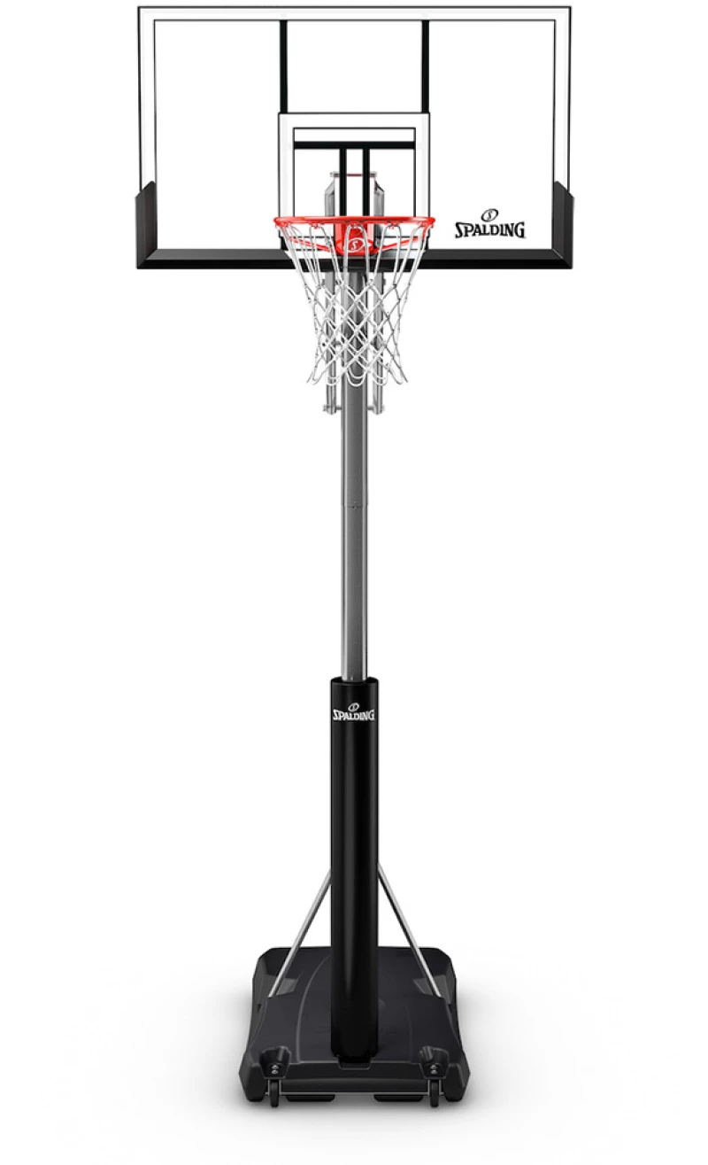SPALDING ΦΟΡΗΤΗ ΜΠΑΣΚΕΤΑ SILVER PORTABLE 52'' (#6A1761CN)