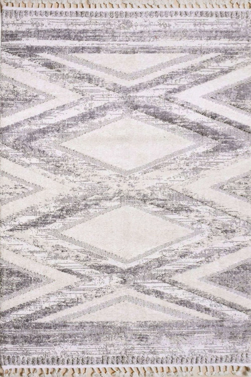 Χαλί Mexico 91 Grey-White Fasilis 200X240cm