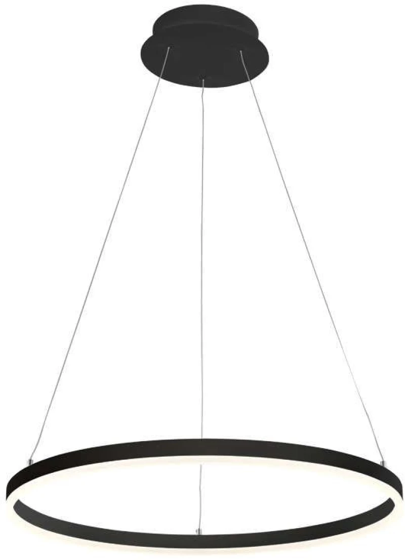 Φωτιστικό Οροφής Black VK/04251PE/B/W/80 VKLed Αλουμίνιο