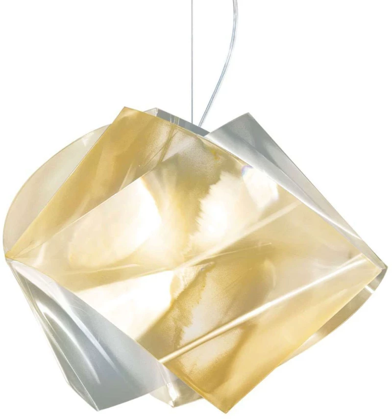Φωτιστικό Οροφής Gemmy Prisma Gold Slamp Αλουμίνιο,Πολυπροπυλένιο