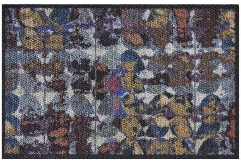Πατάκι Εισόδου Parade 980 Art Flowers 50X75cm Black-Multi Sdim 50X75