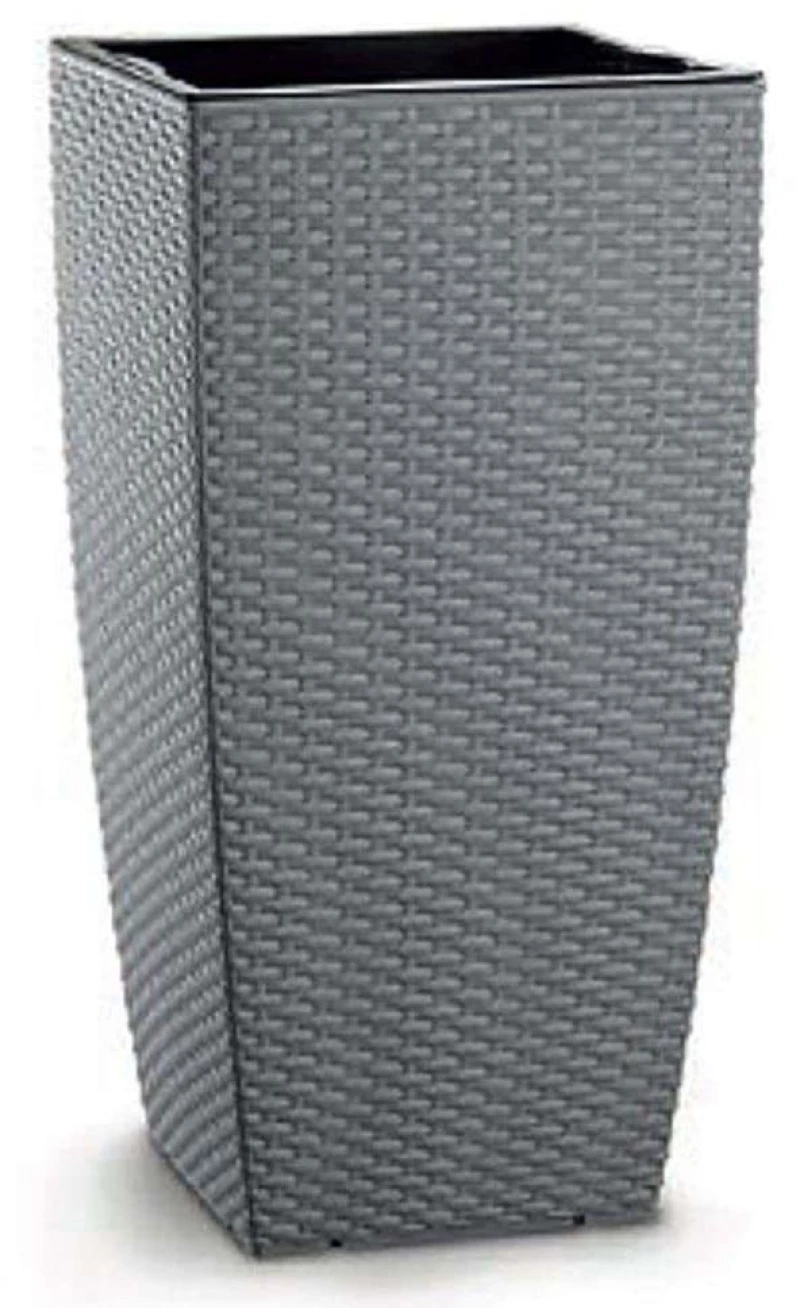 Κασπώ Natura 10.07.0108 31x31x56,5cm Dark Grey Πλαστικό