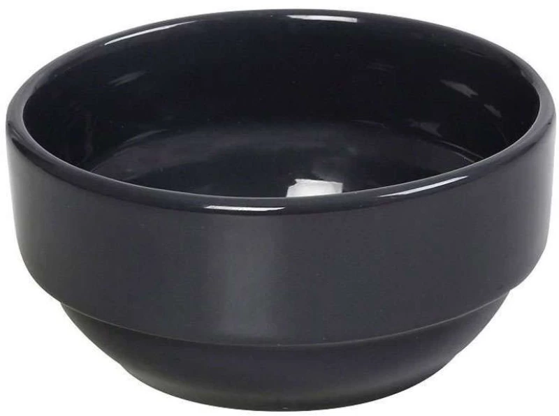 Μπωλ Σερβιρίσματος Essentials OWB118K6 14x14x6,5cm Dark Grey Espiel Small Κεραμικό