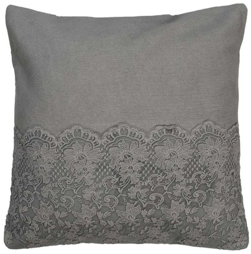 Μαξιλάρι Καναπέ ARF213 45x45cm Grey Espiel 45X45 100% Βαμβάκι