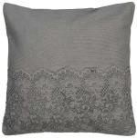Μαξιλάρι Καναπέ ARF213 45x45cm Grey Espiel 45X45 100% Βαμβάκι