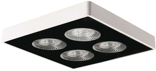 Πλαφονιέρα οροφής VK/04170CE/W/C 14,15x14,15cm Led 1080Lm  12W 4000K White VKLed