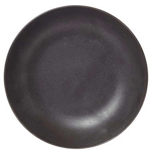 Πιάτο Γλυκού Στρογγυλό 47.600.03 Φ21cm Black Matte Cryspo Trio Πορσελάνη