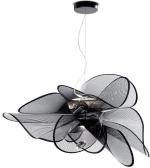 Φωτιστικό Οροφής Κρεμαστό La Belle Etoile 73x43 Black Slamp