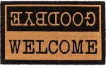 Πατάκι Εισόδου Ruco Print Welcome Goodbye 347 45x75cm Natural-Black Sdim 45X75