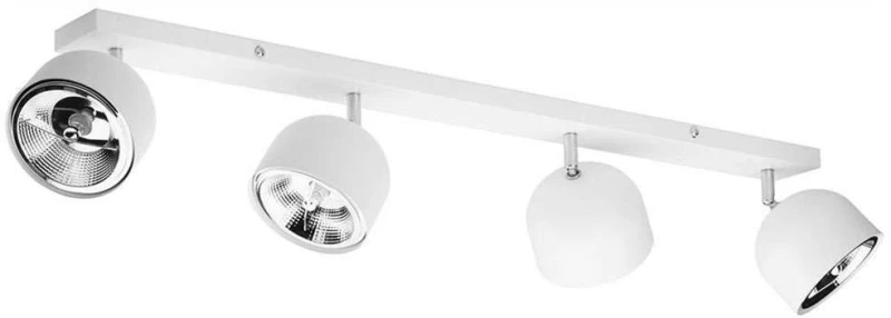 Φωτιστικό Οροφής - Σποτ Altea 6516 4xGU10 AR111 12W 97x17cm White TK Lighting