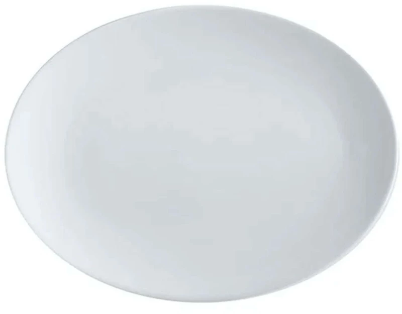 Πιατέλα Σερβιρίσματος Οβάλ White Basics AX0395 35x25cm White Maxwell&Williams Πορσελάνη