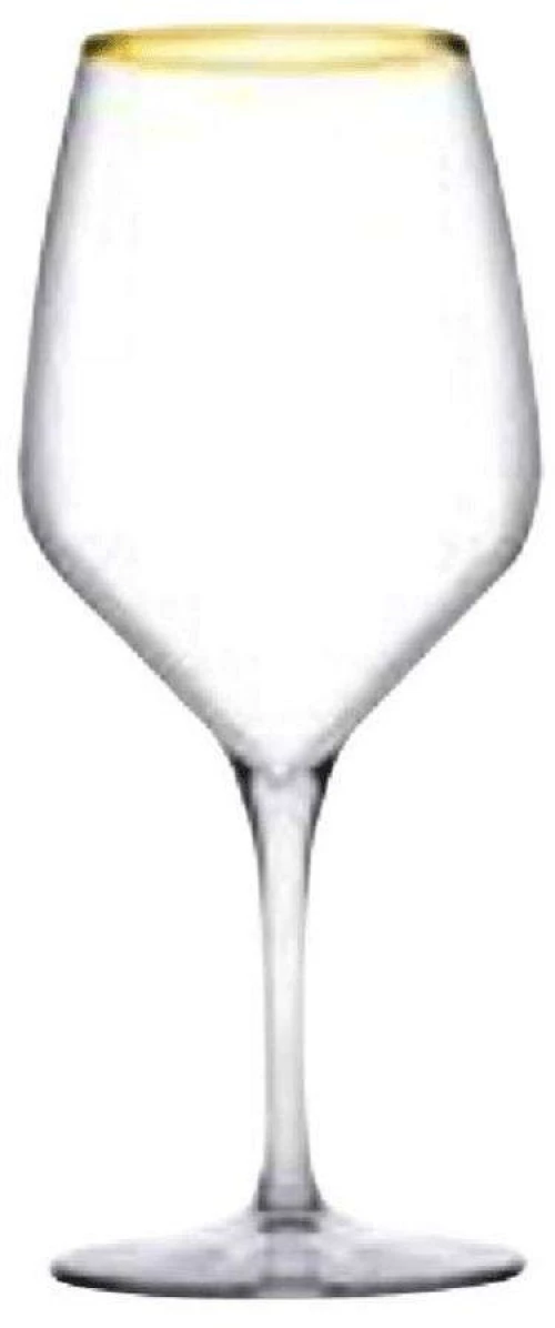 Ποτήρι Κρασιού Napa SP440359G6GD 580ml Clear-Gold Espiel Γυαλί