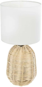 Φωτιστικό Επιτραπέζιο Boho Hasumi 01958 Φ18x36cm 1xE27 Beige-White GloboStar