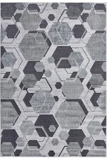 Χαλί Genova 38492/6999/50 Grey-Anthracite Carpet Couture 160X230cm