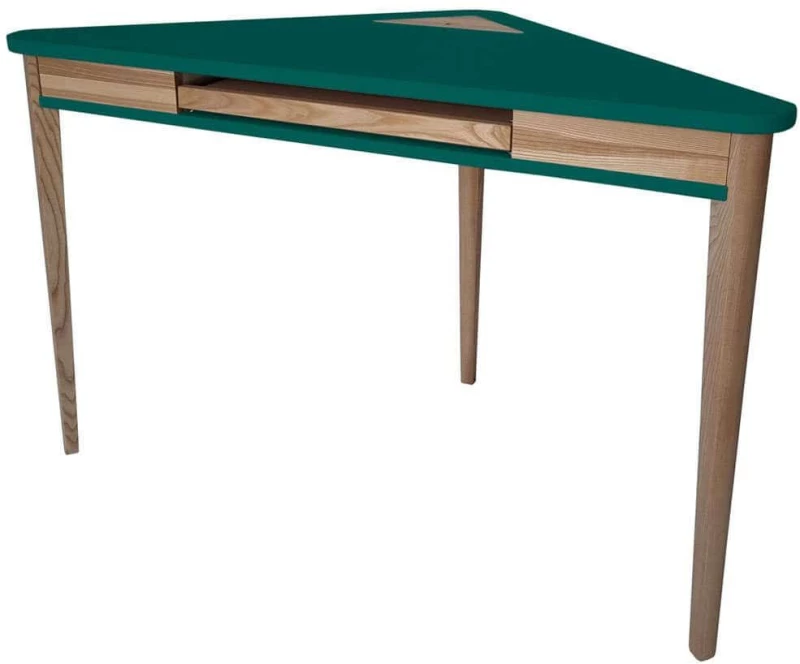 Γραφείο Γωνιακό Ashme ASHMECORKOF10 114x85x75cm Sea Green