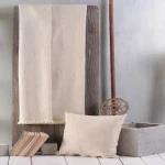 Ριχτάρι Honey Ecru Yellow Ρυθμός Τετραθέσιο 180x330cm Chenille,Βαμβάκι,Polyester