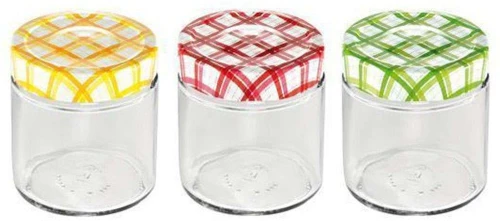 Βαζάκια Αποθήκευσης Della Casa (Σετ 6Τμχ) 895112 200ml Multi Tescoma Γυαλί