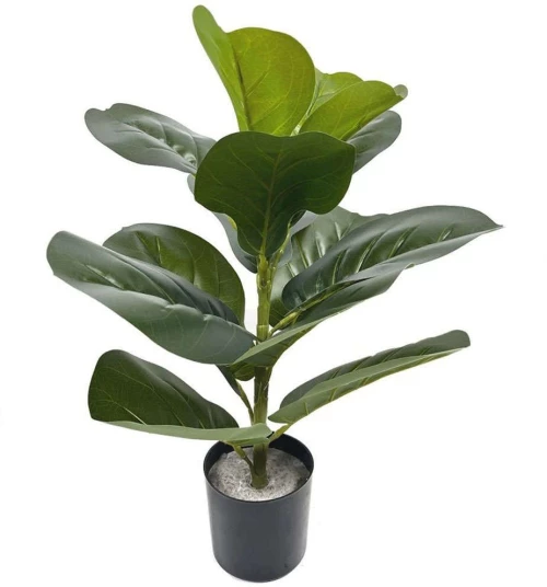 Τεχνητό Φυτό Φίκος Λυράτα 3511-6 50cm Green Supergreens Ύφασμα,Πλαστικό