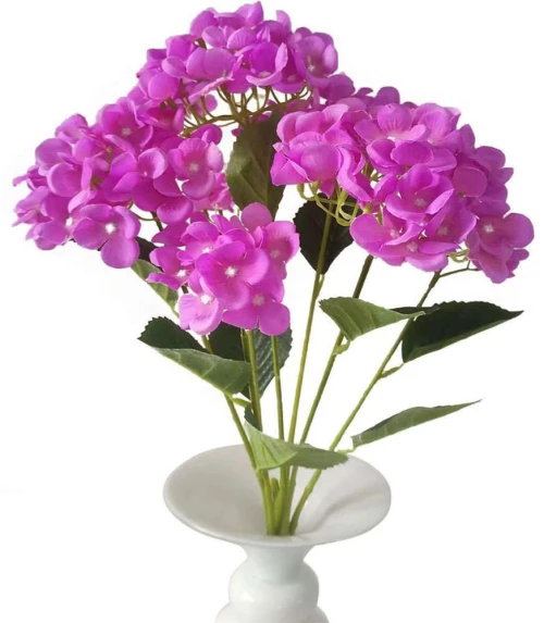 Τεχνητό Μπουκέτο Άλυσσος Lysiantha 5781-7 55cm Purple Supergreens Ύφασμα,Πλαστικό