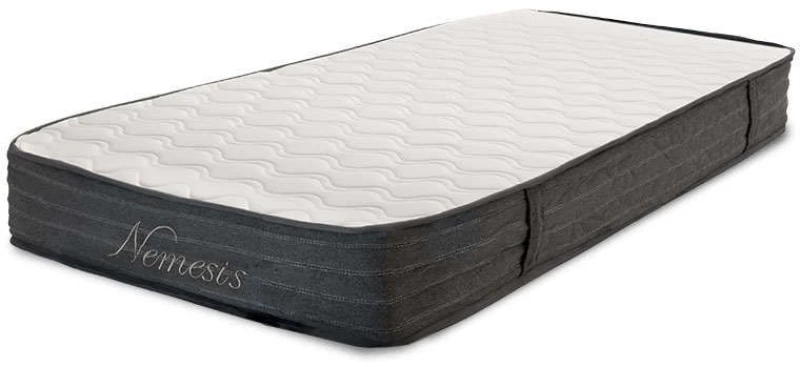 Στρώμα Nemesis Pocket Spring Roll Pack Διπλής Όψης 20-22cm 100x200cm Anthracite-White Μονό Foam