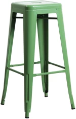 Σκαμπό Μπάρ Relix Green Ε5190,3 43X43Χ76 cm Μέταλλο