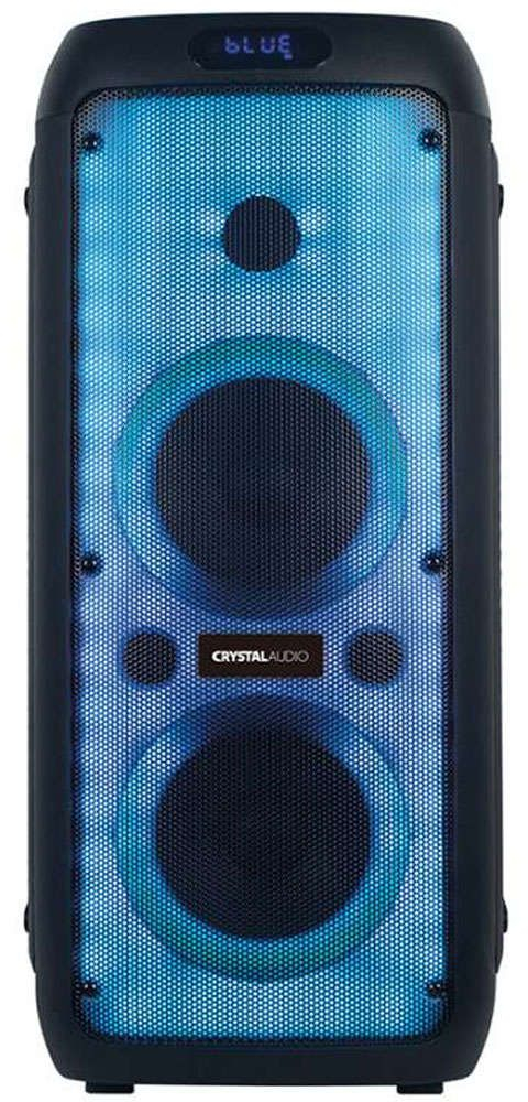 Ηχείο Bluetooth Με Οθόνη Lcd Και Φως Led Party PRT-14 28x27x62,5cm 80W Black Crystal Audio