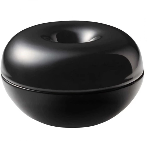 Δοχείο Αποθήκευσης YMZK5741 9,5x9,5x6cm 50ml Black Yamazaki Κεραμικό