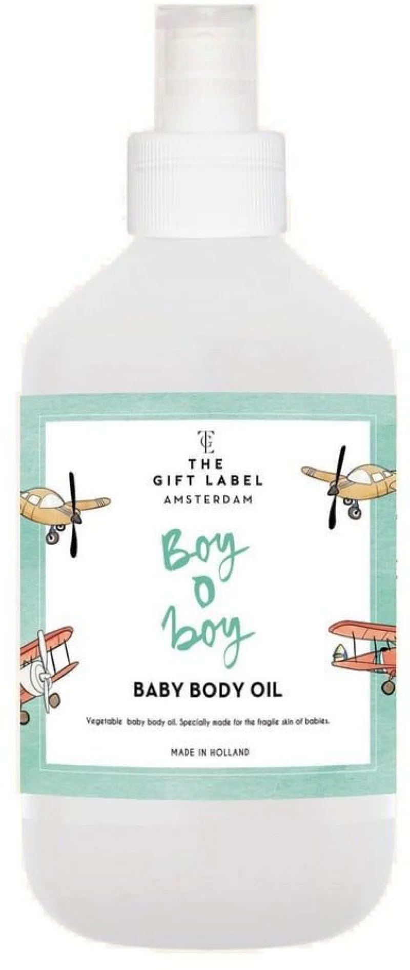 Βρεφικό Λάδι Σώματος Vegan Boy O Boy 250ml The Gift Label Πλαστικό