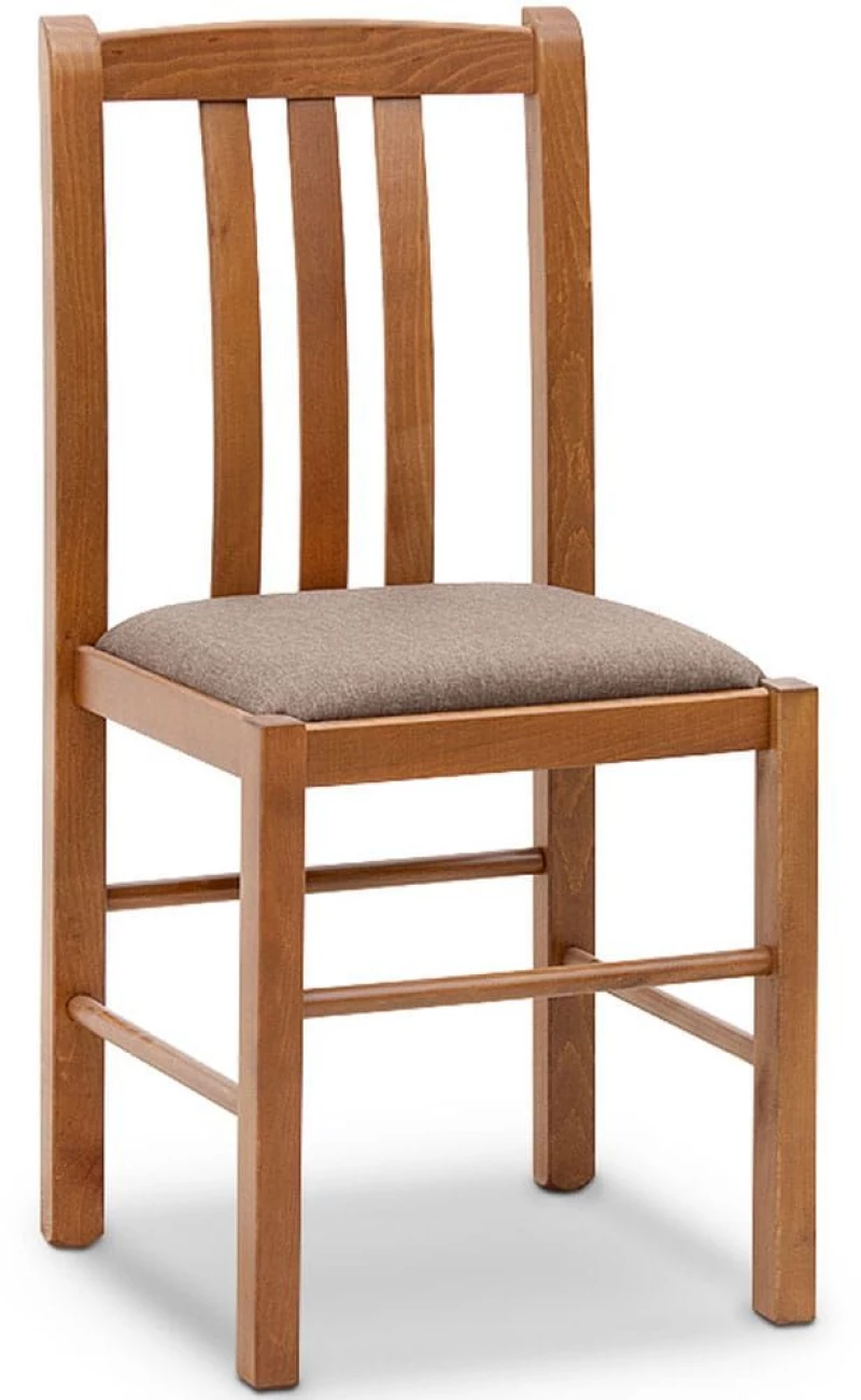 Καρέκλα Τραπεζαρίας Derry 0228344 42x42x90cm Walnut Ξύλο,Ύφασμα