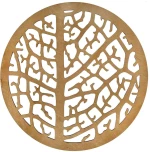 Σουπλά Coral (Σετ 4Τμχ) 790PYN1101 36x36cm Honey Hermia Ξύλο