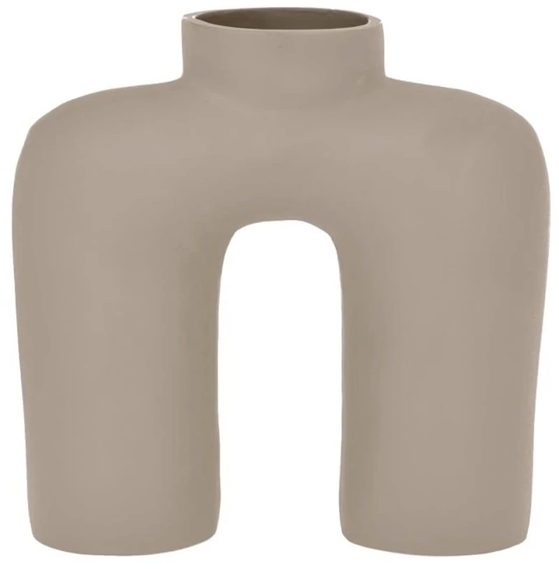 Βάζο Brower 421063 17,5x6x22,5cm Sand Eglo Αλουμίνιο