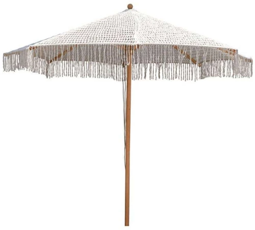Ομπρέλα Μακραμέ Ε918,1D Φ250cm Beige