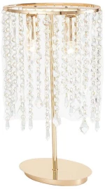 Επιτραπέζιο Φωτιστικό I-Breeze/L2 Oro Gold Luce Ambiente Design Κρύσταλλο,Μέταλλο