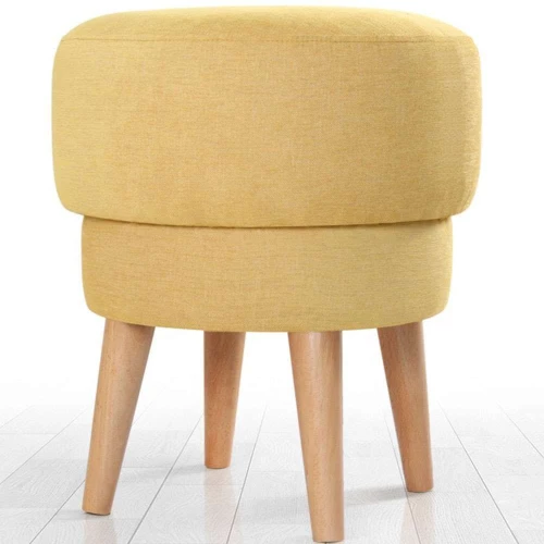 Σκαμπό 209FLF1372 Φ47x51cm Yellow
