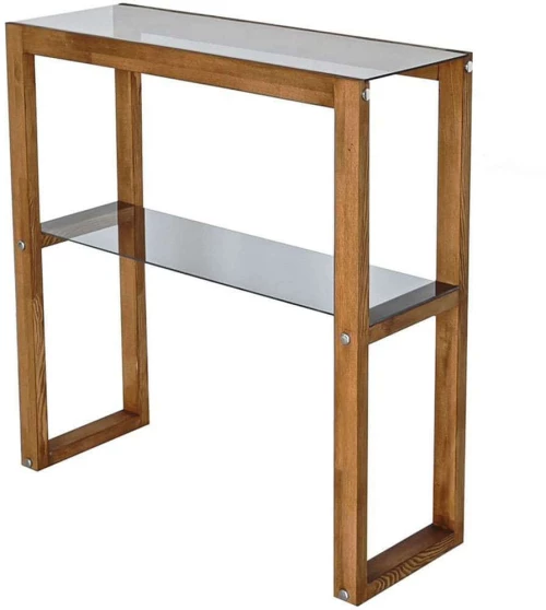 Κονσόλα Via 552NOS1908 85x31x85cm Walnut Ξύλο