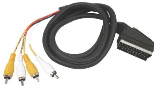 ΚΑΛΩΔΙΩΣΗ SCART - 4 RCA 1.3M