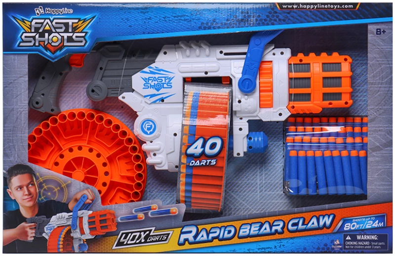 FAST SHOTS SONIC HULK RAIDER ΣΕΤ ΜΕ 40 ΑΦΡΩΔΗ ΒΕΛΑΚΙΑ ΚΑΙ 1 ΚΥΛΙΝΔΡΟ (#590076)