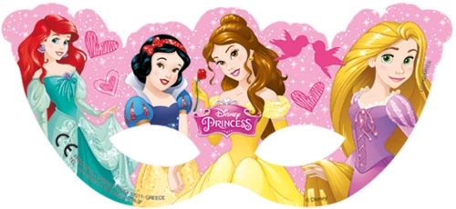 ΜΑΣΚΕΣ ΜΕ ΚΟΠΤΙΚΟ 6 τεμ. DISNEY PRINCESS  (#85019)