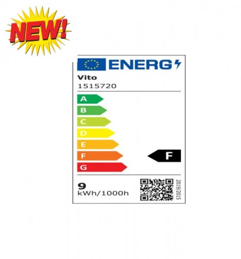 ΛΑΜΠΑ LED BASIS A60 E27 9W 801Lm 4000K VITO