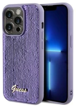 Guess Sequin Script Metal - iPhone 13 Pro Max Case (purple)