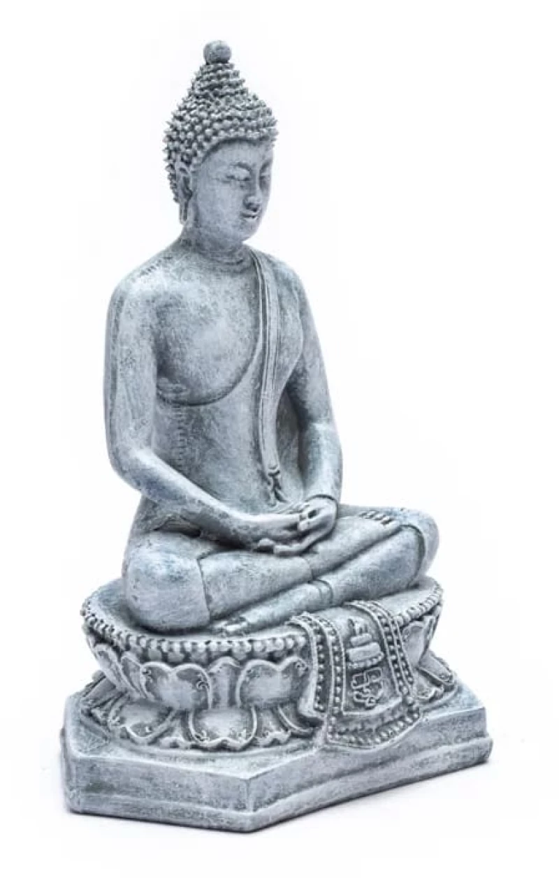 Γλυπτό Buddha που απεικονίζει Βούδα σε θέση Διαλογισμού 18cm