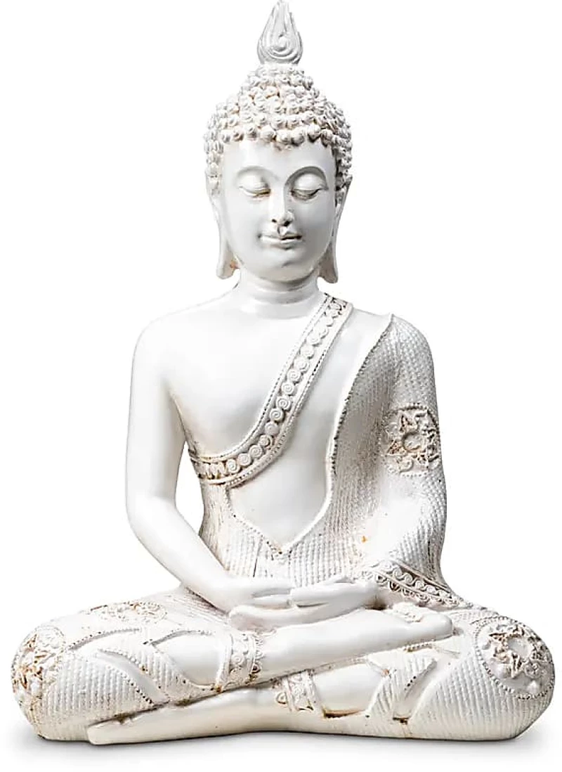 Γλυπτό Buddha που απεικονίζει Βούδα σε θέση Διαλογισμού 27cm