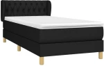 ΚΡΕΒΑΤΙ BOXSPRING ΜΕ ΣΤΡΩΜΑ ΜΑΥΡΟ 90X200 ΕΚ. ΥΦΑΣΜΑΤΙΝΟ 3127015
