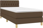 ΚΡΕΒΑΤΙ BOXSPRING ΜΕ ΣΤΡΩΜΑ & LED ΣΚ.ΚΑΦΕ 90X200 ΕΚ. ΥΦΑΣΜΑΤΙΝΟ 3133928